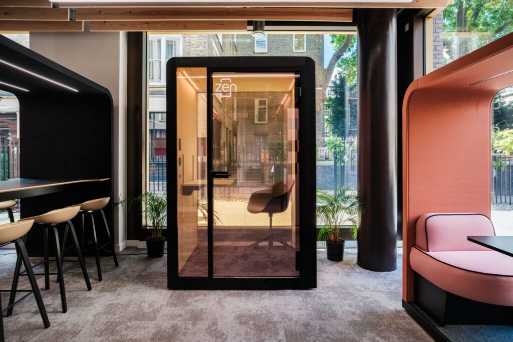 Rent an office phone booth